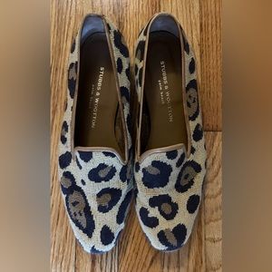 Stubbs & Wooton Animal Print Loafer